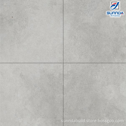 600x600mm fashionable design light grey cement look mat finish terrazzo porcelain floor decorative tiles